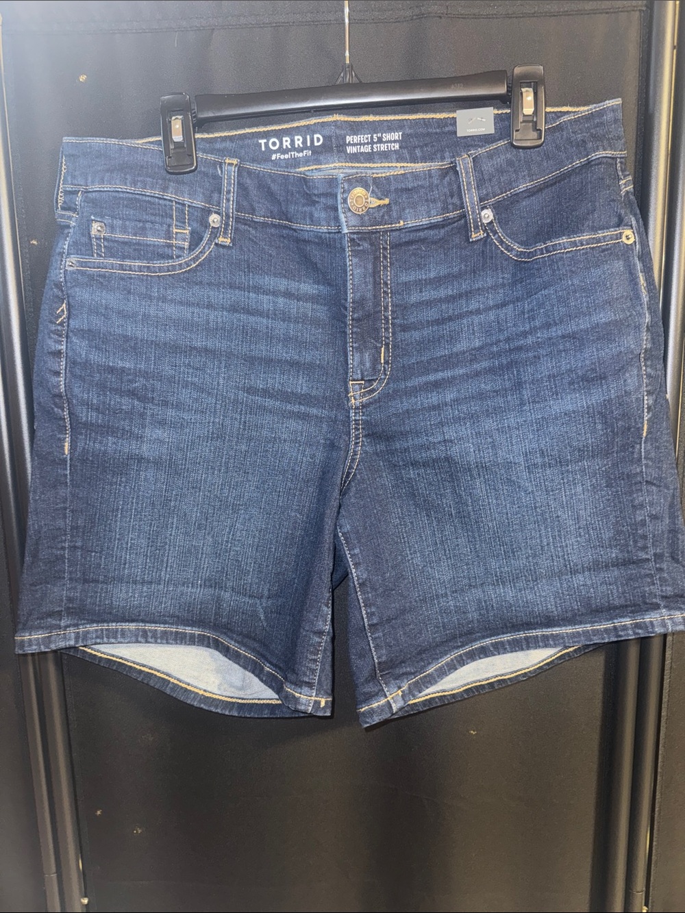 torrid Dark Wash Denim Jean Shorts